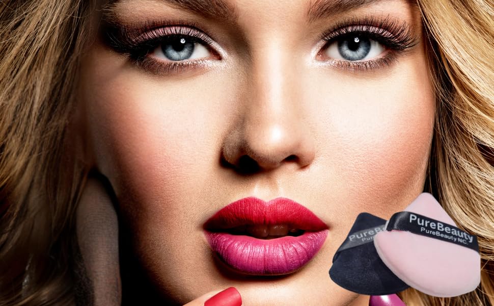 Buttercup Powder Travel Size - 0.35 oz with 2 Blending Triangles - Perfect for On-the-Go Beauty Touch-Ups